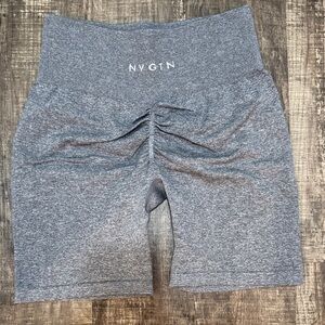 NVGTN Women's Gray Scrunch Seamless Shorts